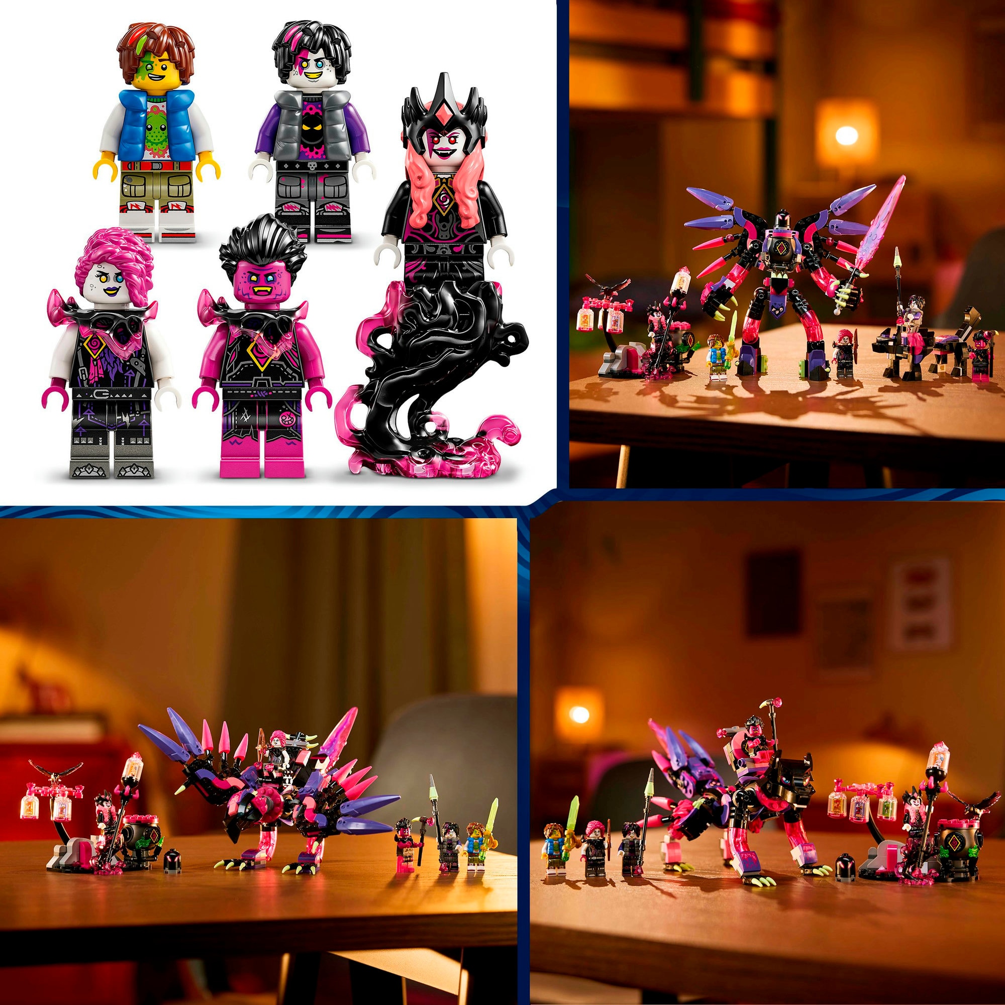 LEGO Konstruktionsspielzeug DREAMZzz Die Albtraumkreaturen der Nimmerhexe