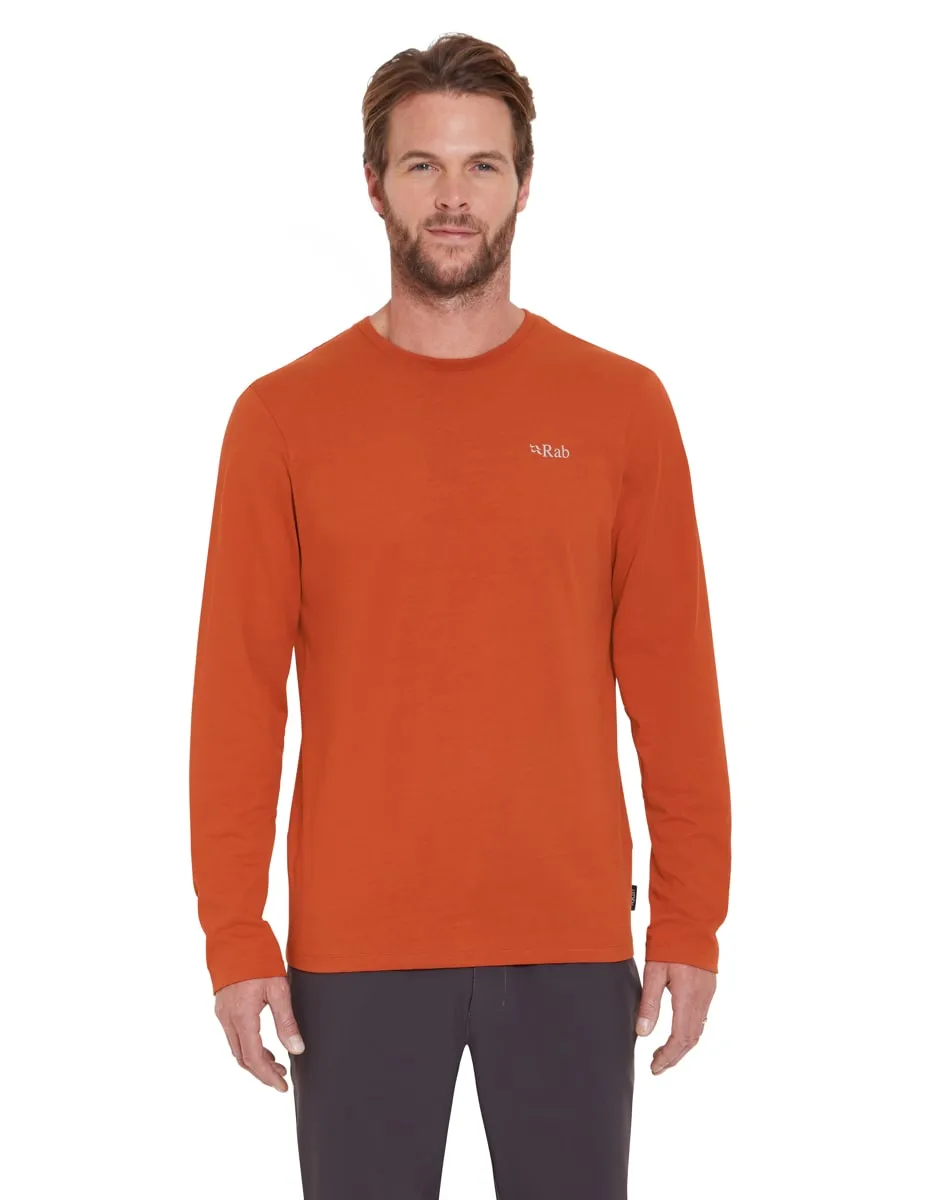 Rab Basecamp 3 Peaks Ls Tee Red Clay