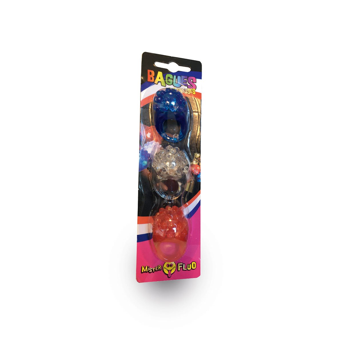 Blister 3 bagues lumineuses