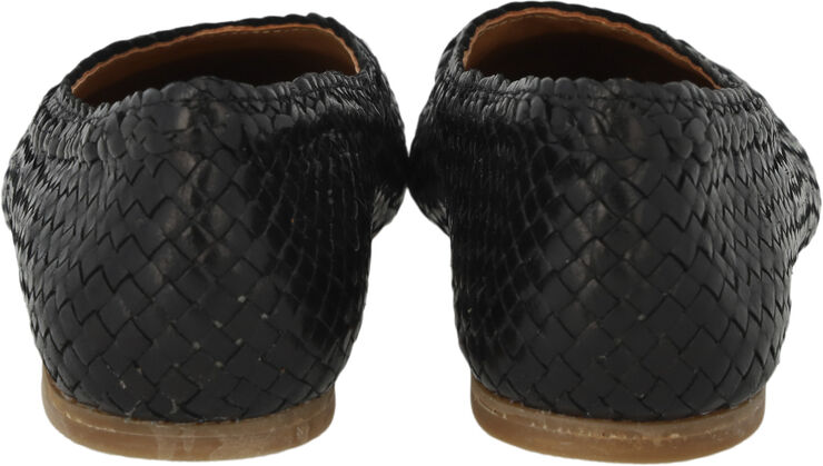 ANGULUS Håndflettet ballerina 2072 black