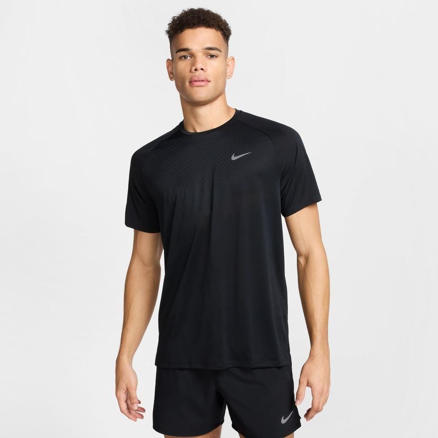 Nike T-shirt Running Dri-FIT ADV Stride - Noir/Argenté