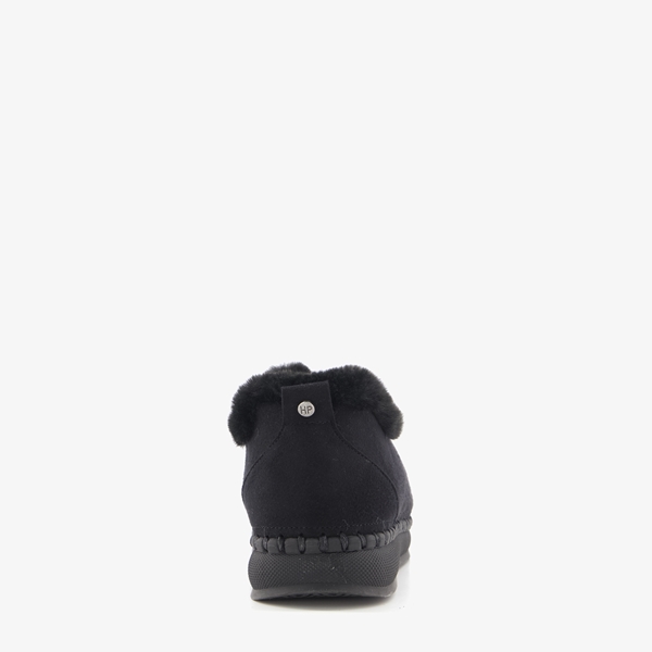 Hush Puppies gevoerde dames pantoffels zwart