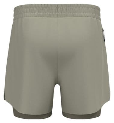 Short 2-En-1 Odlo Zeroweight 5'' Gris