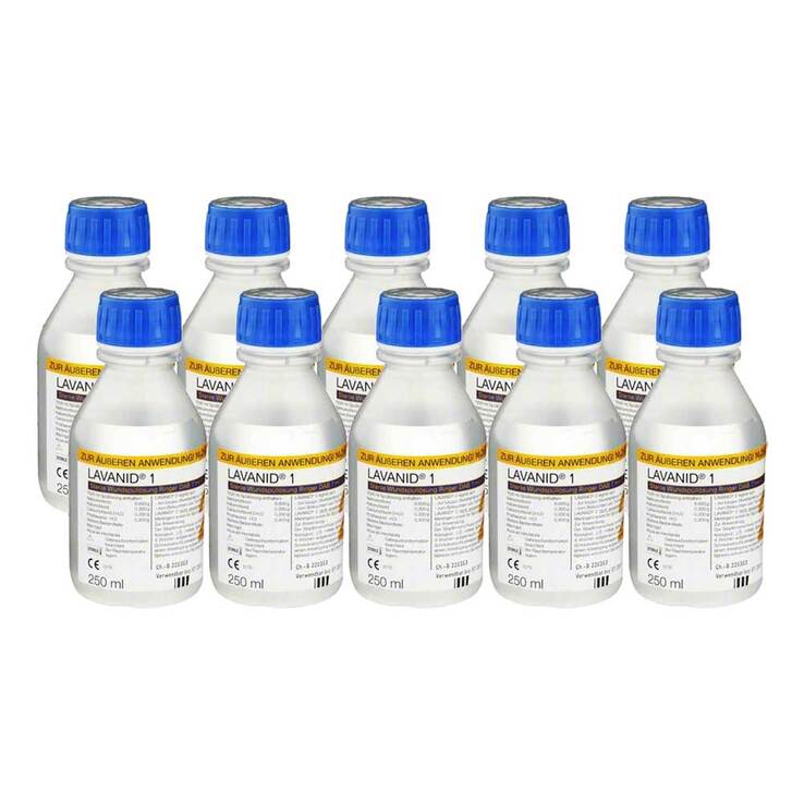 Lavanid 1 Wundspüllösung, 10X250 ml