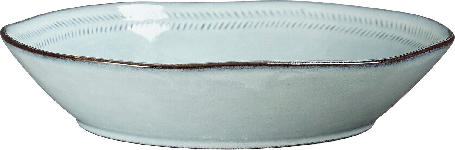 Mica Decorations serveerschaal Racco grijs D 28 H 6 cm