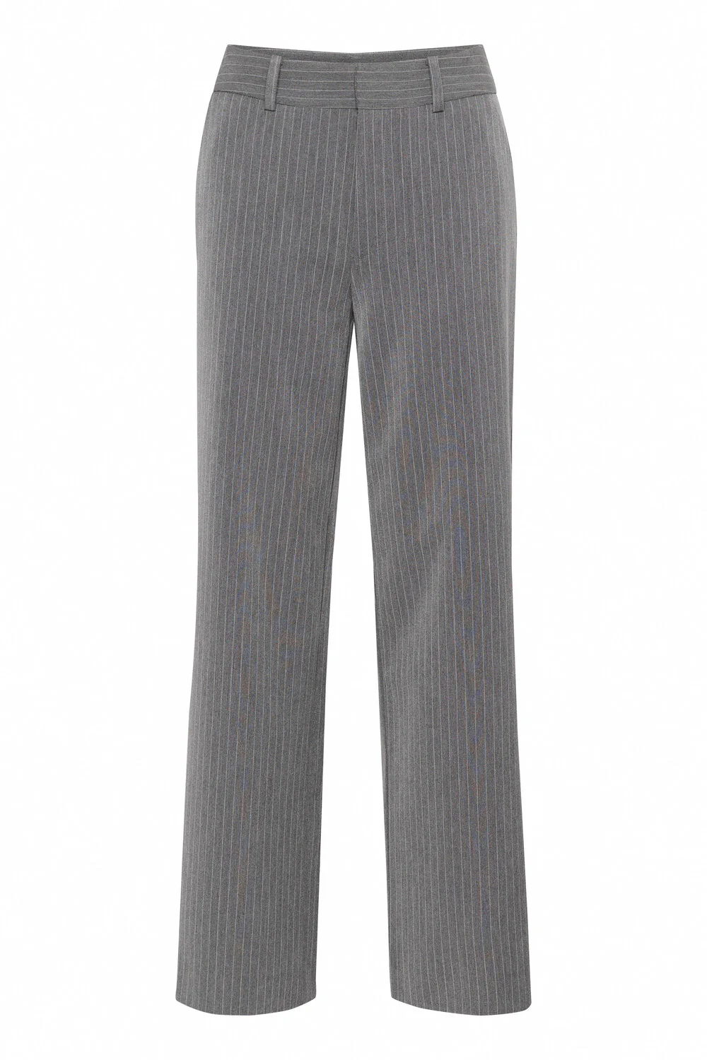 GESTUZ  Joelle pinstripe bukser - Grey pinstripe
