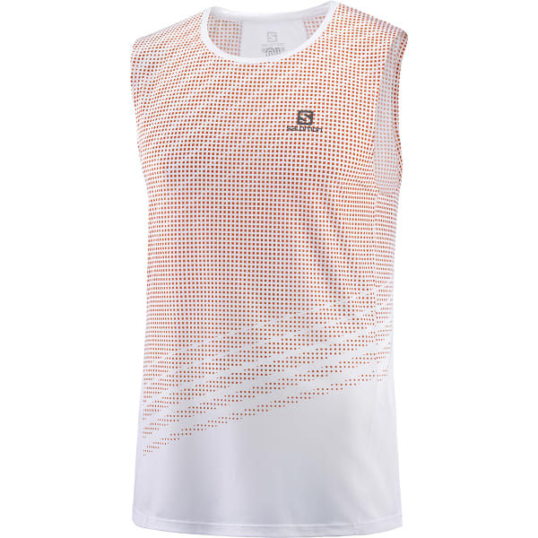 Débardeur trail SALOMON T SHIRT SENSE AERO TRAIL TANK M WHITE /FI