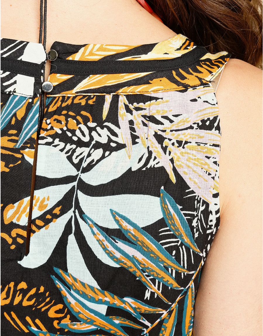 Robe coton imprimé