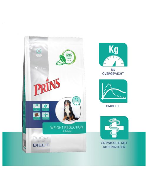 Prins Procare Croque Dieet Gewichtscontrole&Diabetes Gevogelte - Hondenvoer