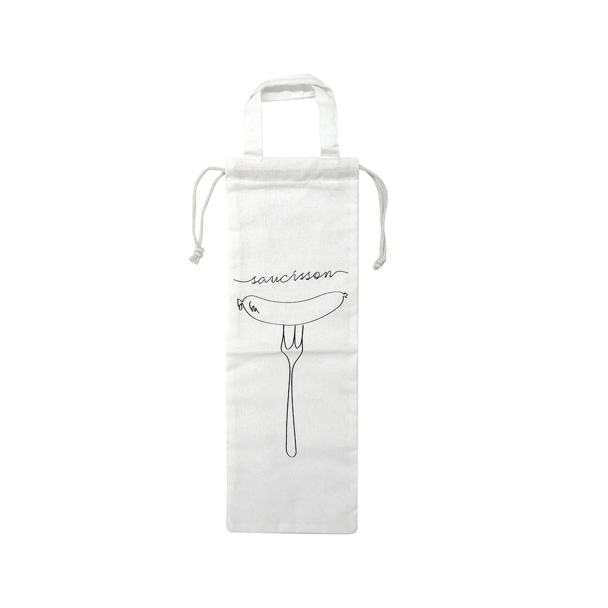 Sac de conservation pour saucisson sec en coton Eco Friendly Fackelman
