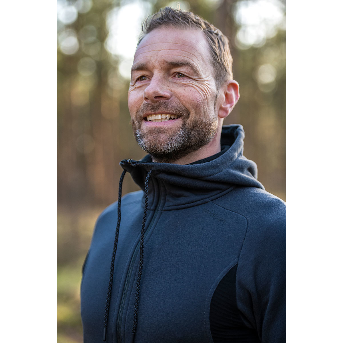 Woolpan Endless Merino Hoodie Dark Grey