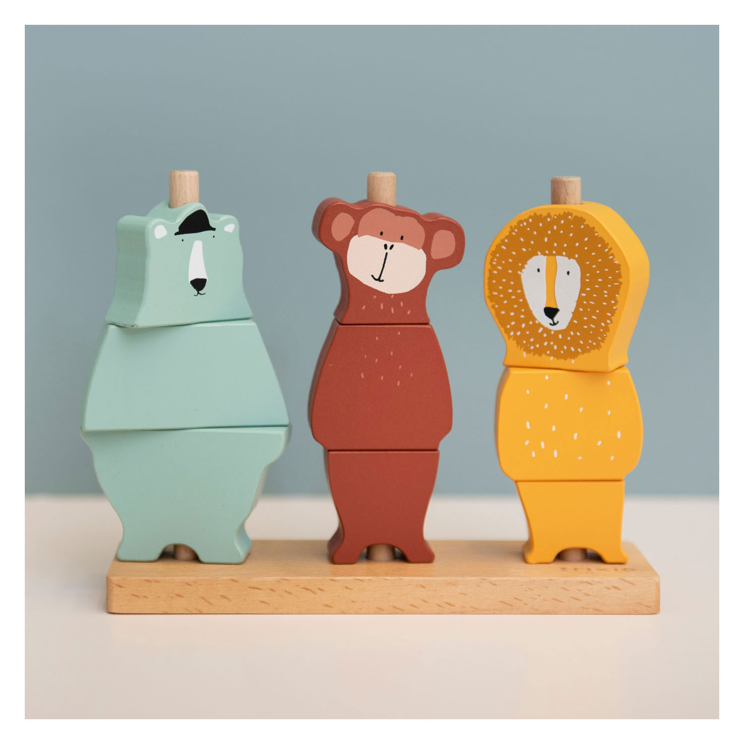 Trixie Houten Stapel Puzzel Dieren