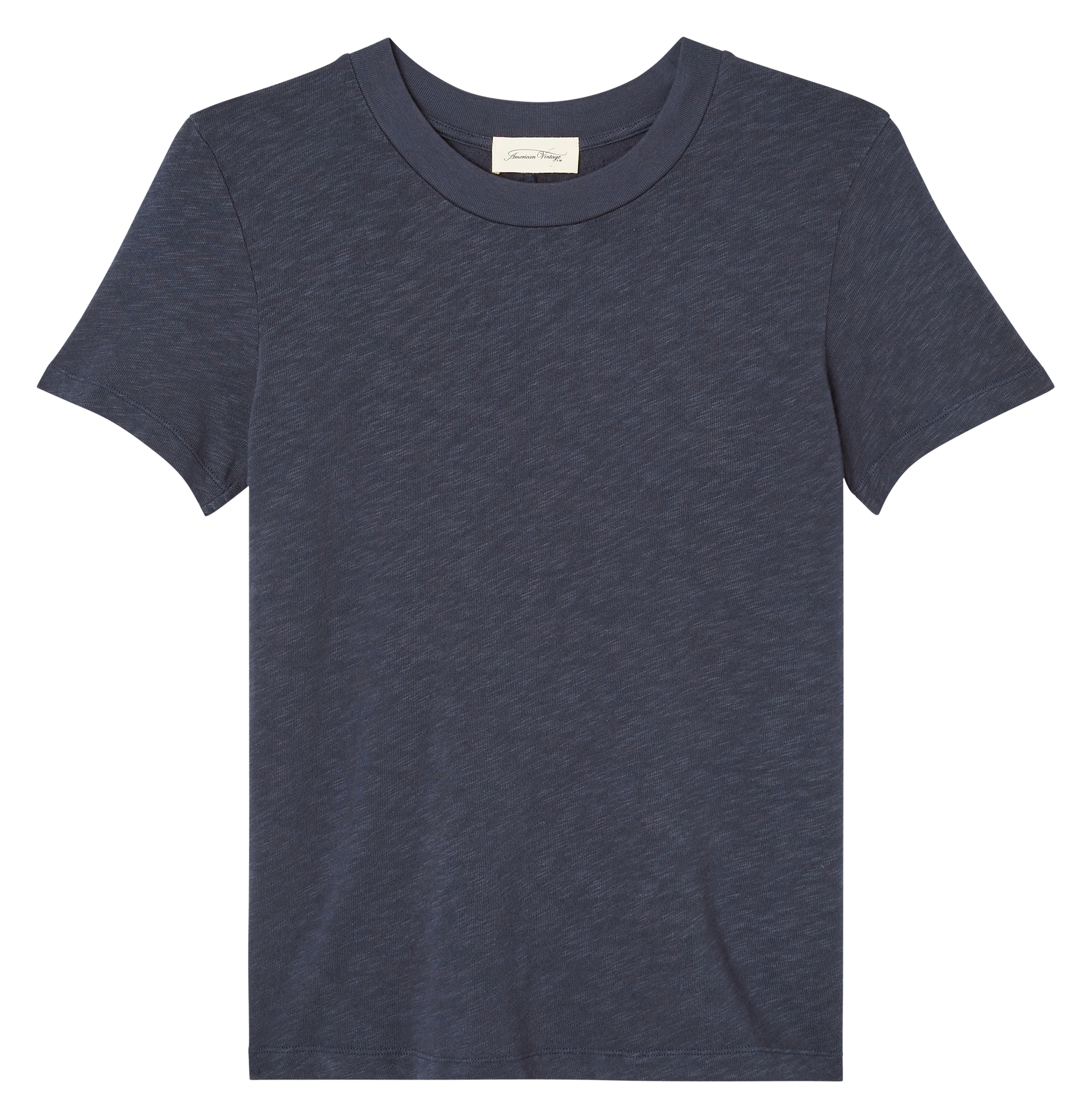 SONOMA - Tee-shirt col rond droit en coton | Bleu