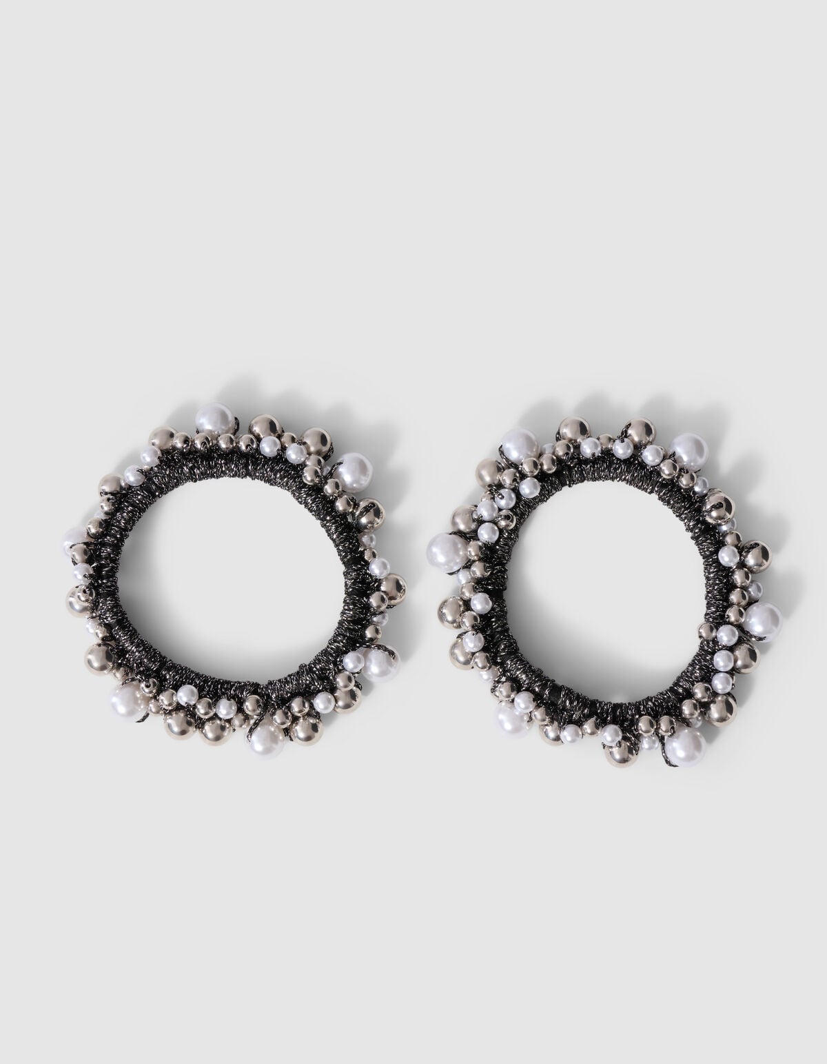Pearl Mouwophouder Zilver
