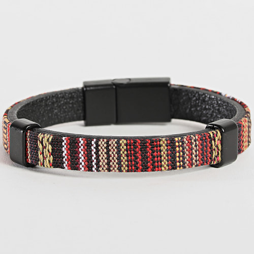 Bracelet Noir Rouge