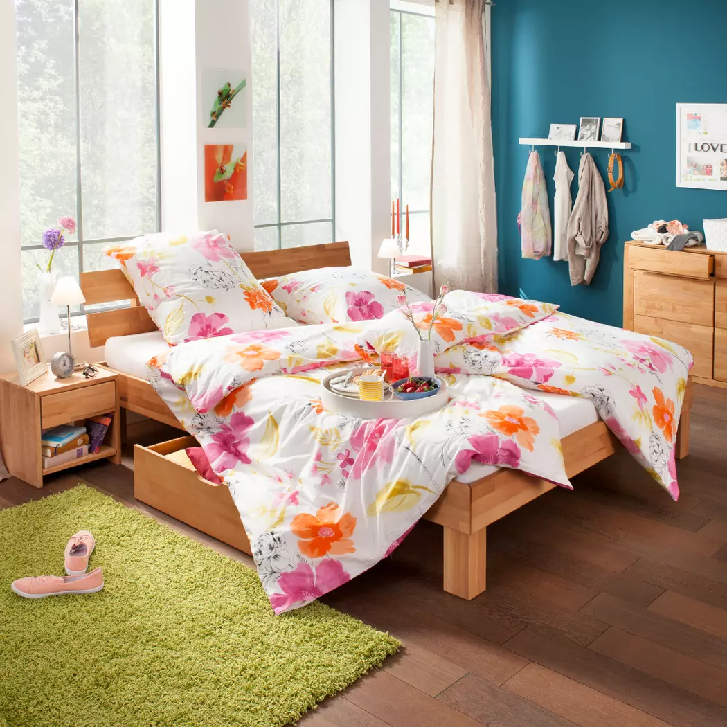 Massivholzbett Judith 90 x 200 cm