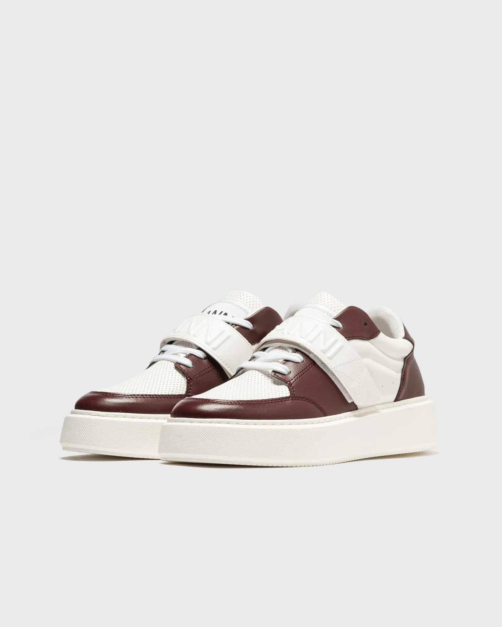 Tênis Ganni Sporty Mix Cupsole de cano baixo com fecho de velcro