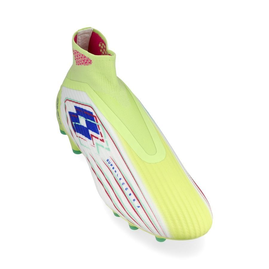 Lotto Solista 100 VIII Gravity FG Light Pack - Sunny Lime/Bleu/Blanc