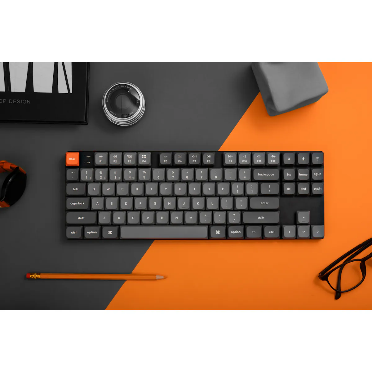 Keychron K1 Max gamingtastatur (Gateron Brown Switches)