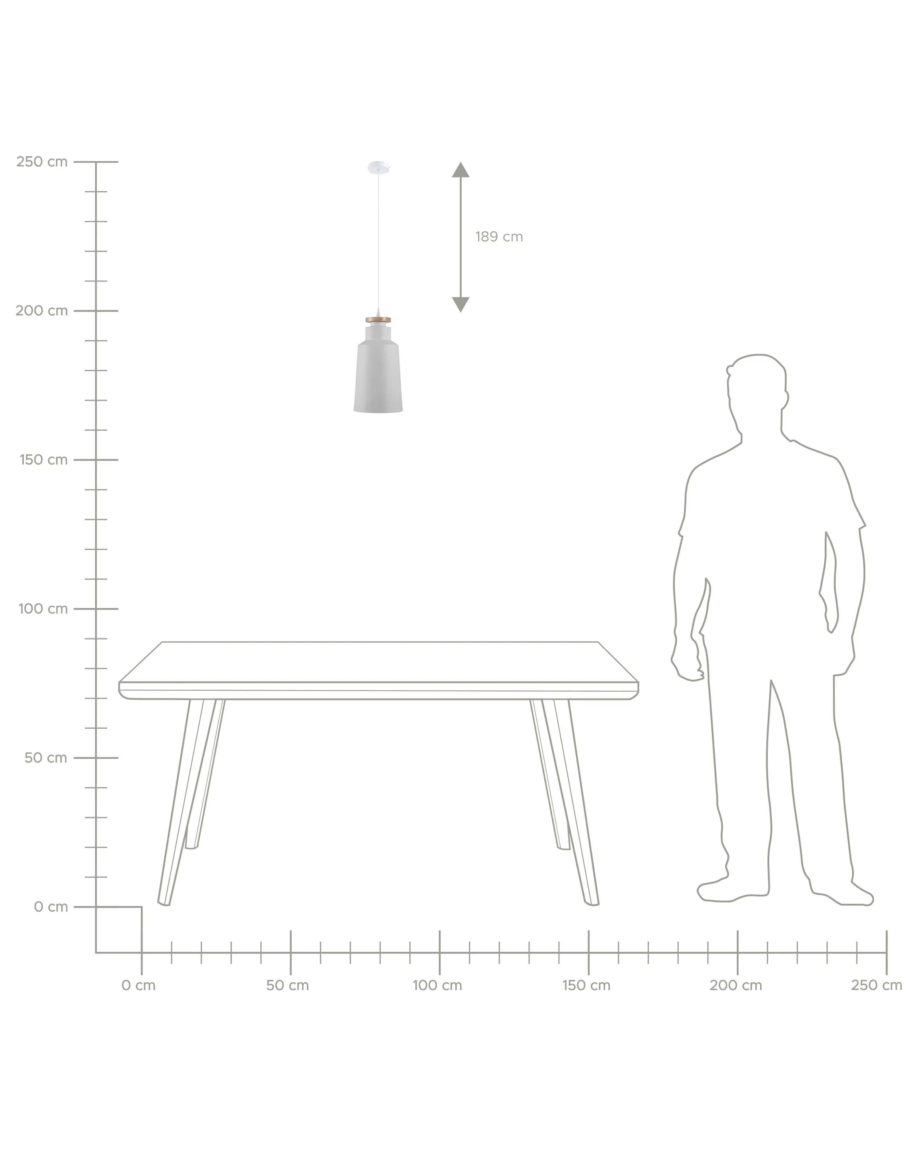 Hanglamp NEVA Metaal Wit
