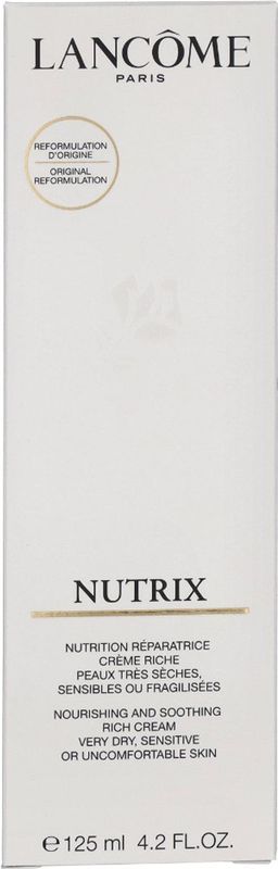 Lancôme Nutrix Kalmerende Voedende Crème 125 ml voor Droge Gevoelige Huid