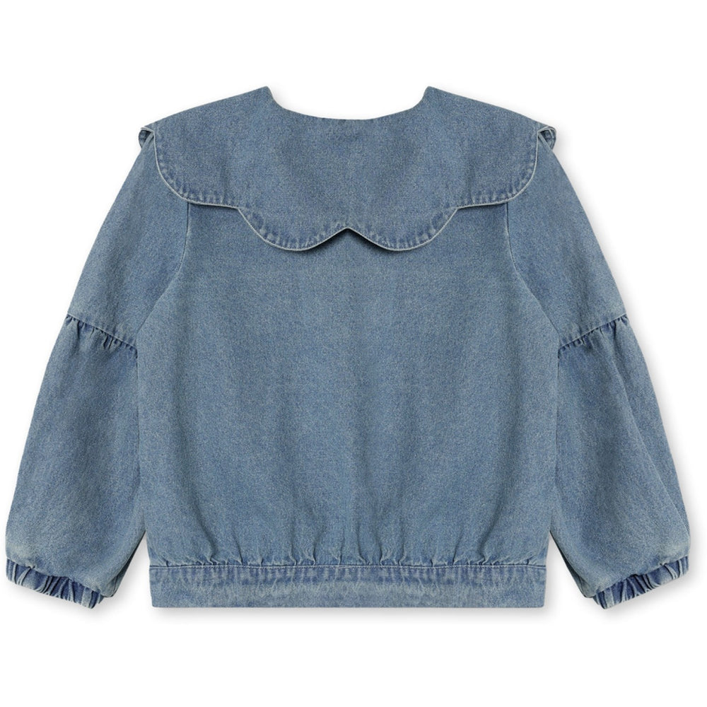 Køb Fliink Medium Denim Blue Don Rose Bomberjacket