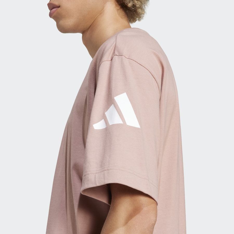 Adidas Essentials Loose Fit 3 Bar Logo Tee