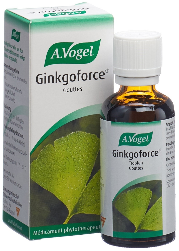 VOGEL Ginkgoforce<br>50 ml, Flasche, Tropfen zum Einnehmen, Flüssigkeit