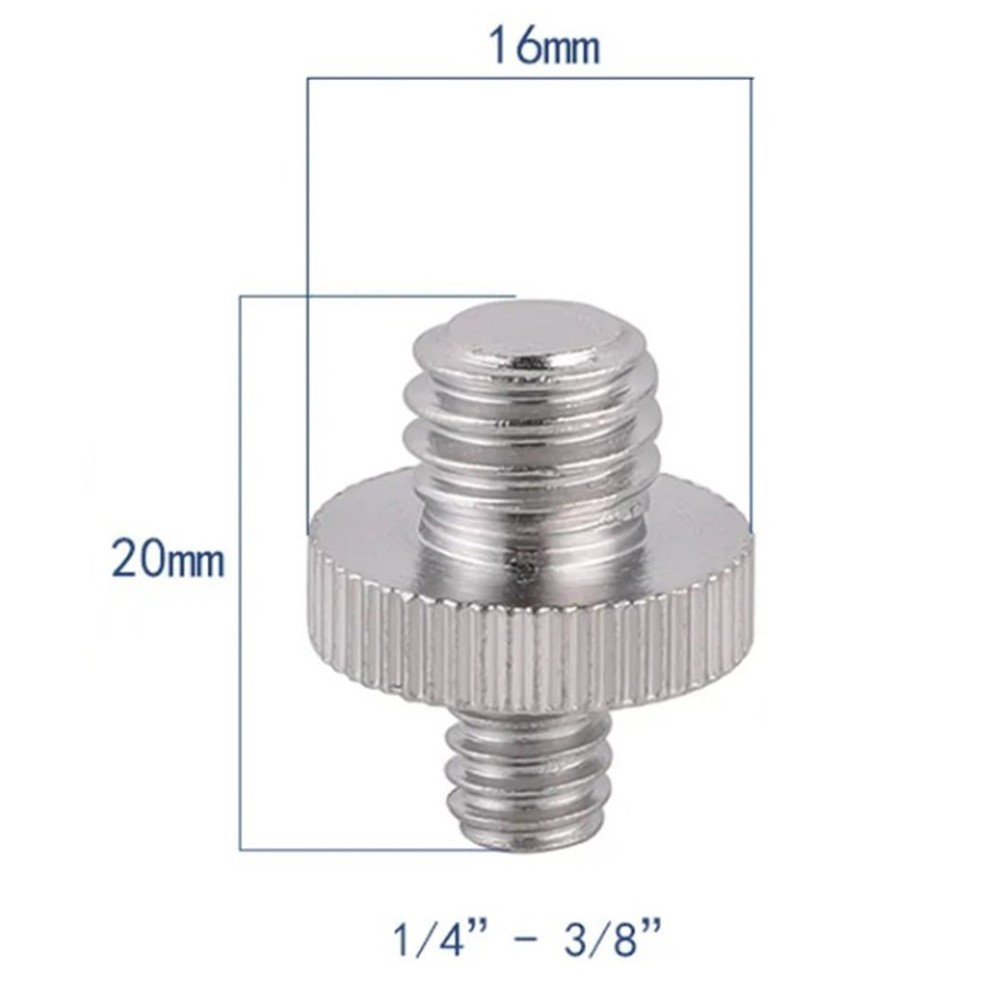 DSLR / SLR Kamera Doppelkopf Schrauben Adapter mit 3/8