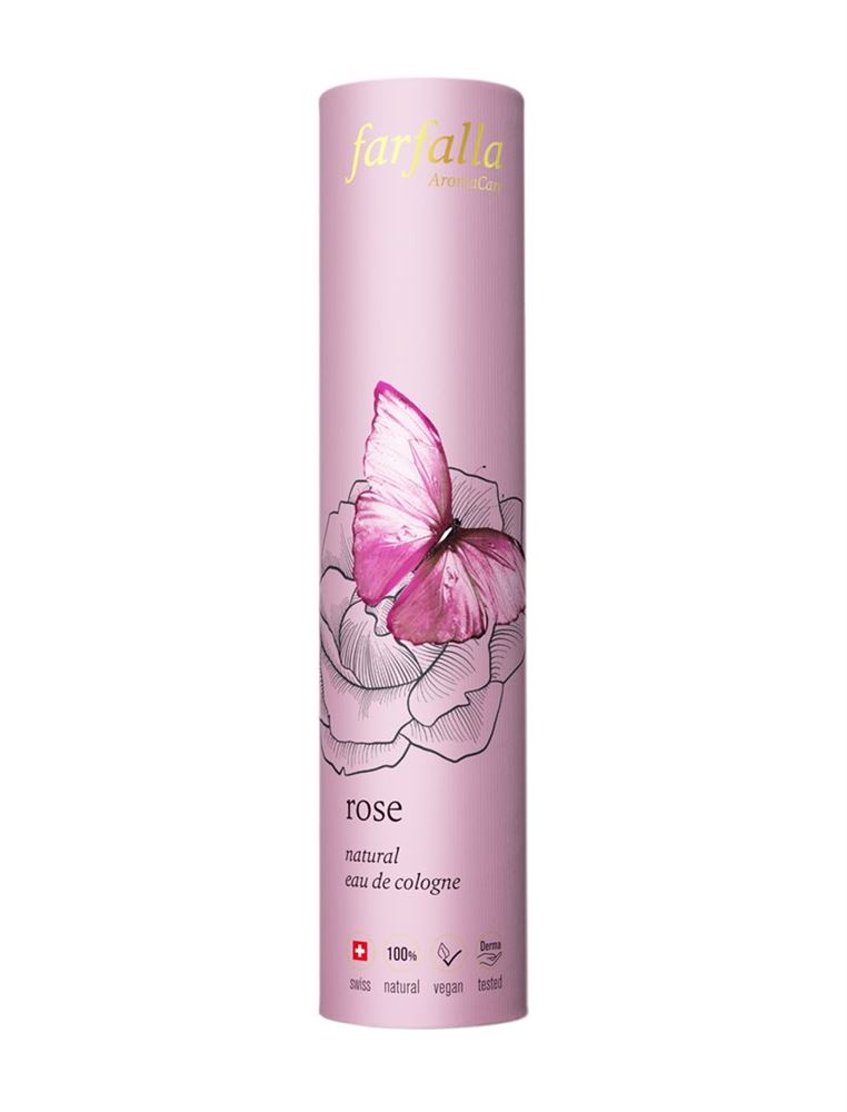 Farfalla natural eau de cologne<br>50 ml, Rose