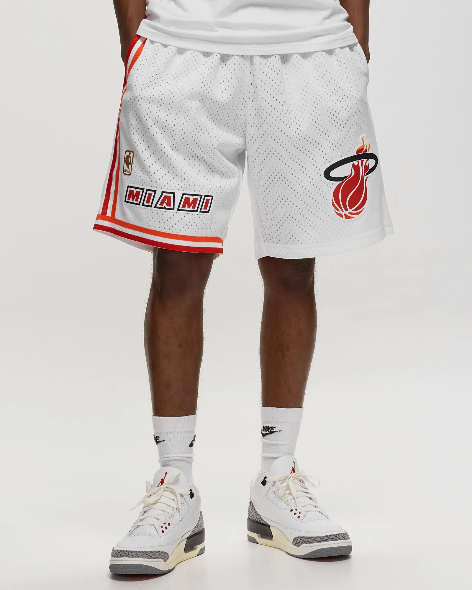 Mitchell & Ness NBA Swingman Shorts Miami Heat Home 1996-97