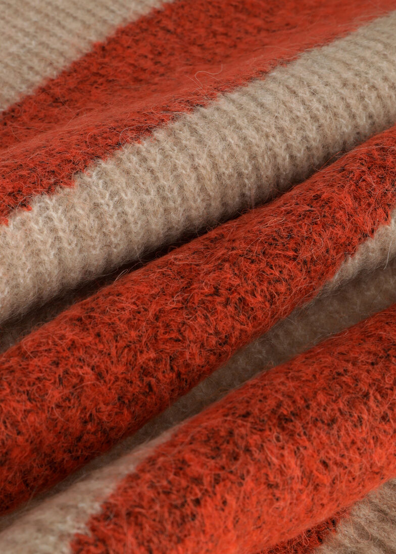 MOS MOSH oranje mos mosh coltrui mmaidy thora stripe rollneck knit