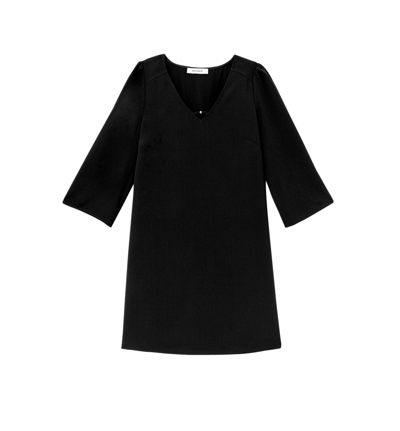 Robe courte évasée Femme - Noir