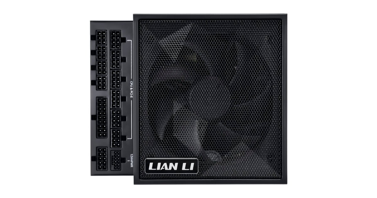 Lian LiEDGE1000 modulaire 1000 watt voeding   (Zwart, 1x 12V-2x6, 3x PCIe, 4x USB-header)