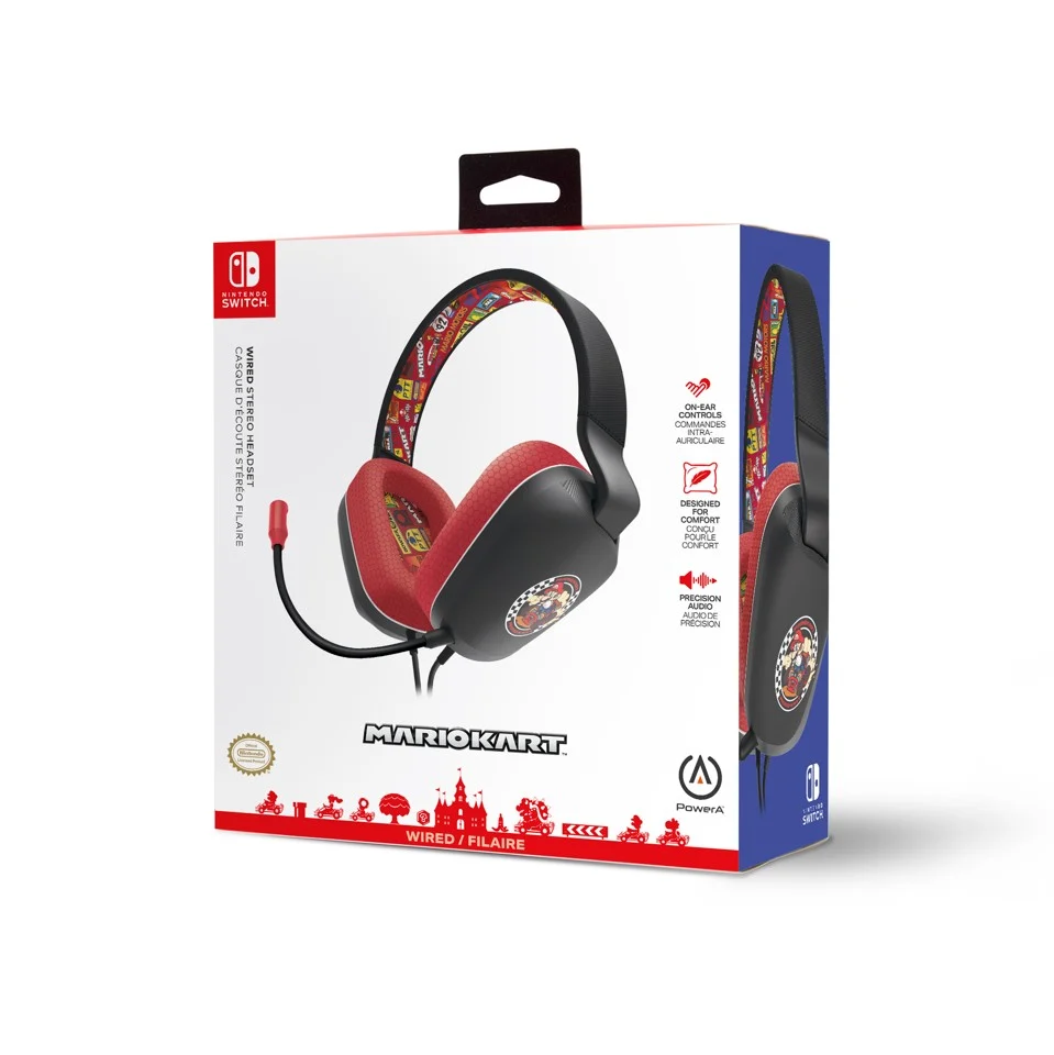 PowerA Stereo Headset – Mario Kart Rivals (Nintendo Switch)