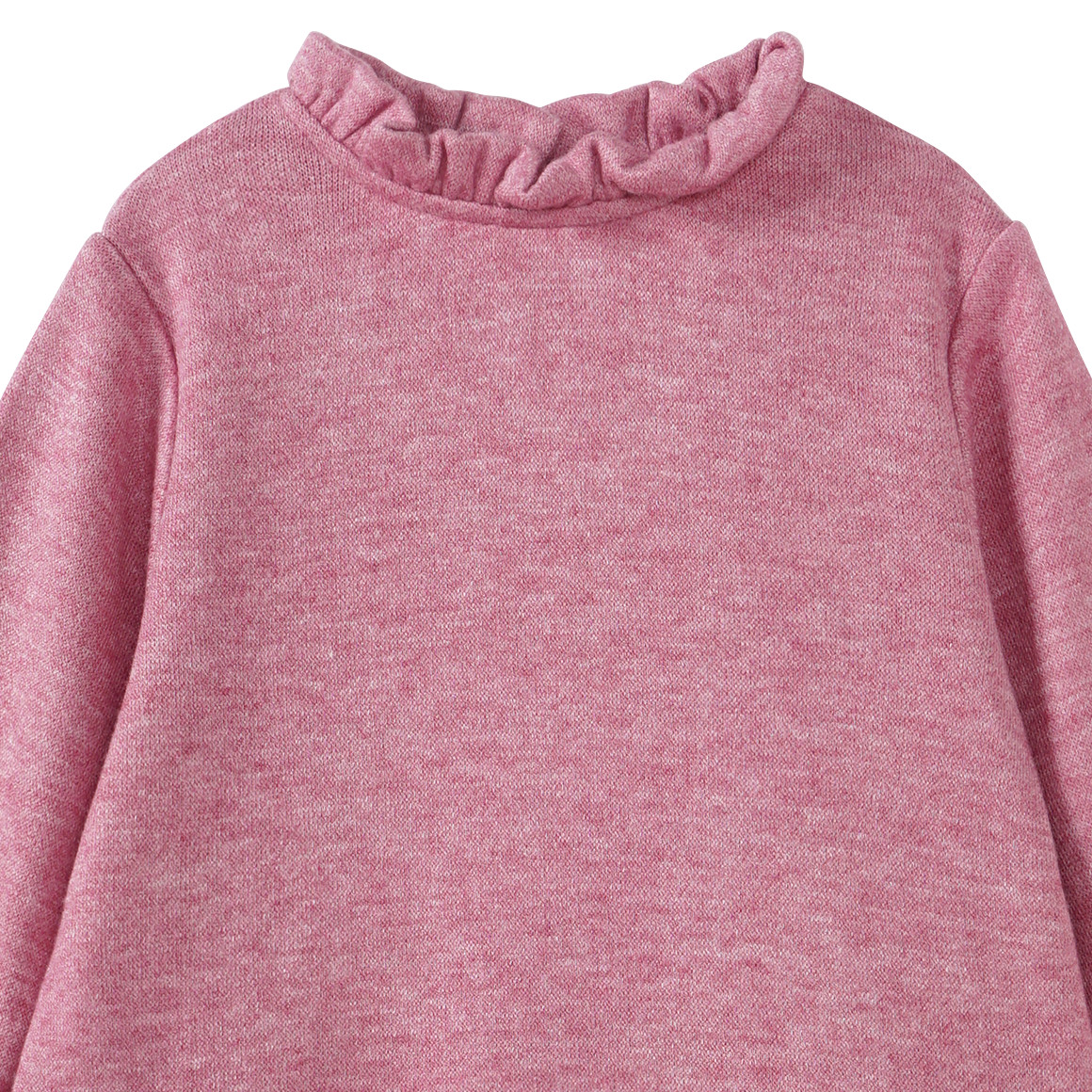 Topolino Mädchen Kleid mit Volant dunkelrosa