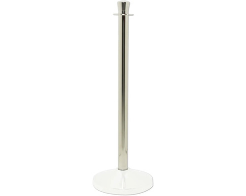 Klassieke roestvrijstalen chromen paal (zonder voet) 87,5 cm