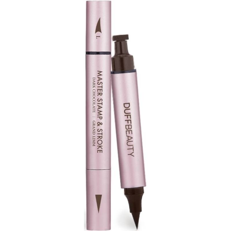 DUFFBEAUTY Master Stamp & Stroke Eyeliner Dark Chocolate - Grand 12mm