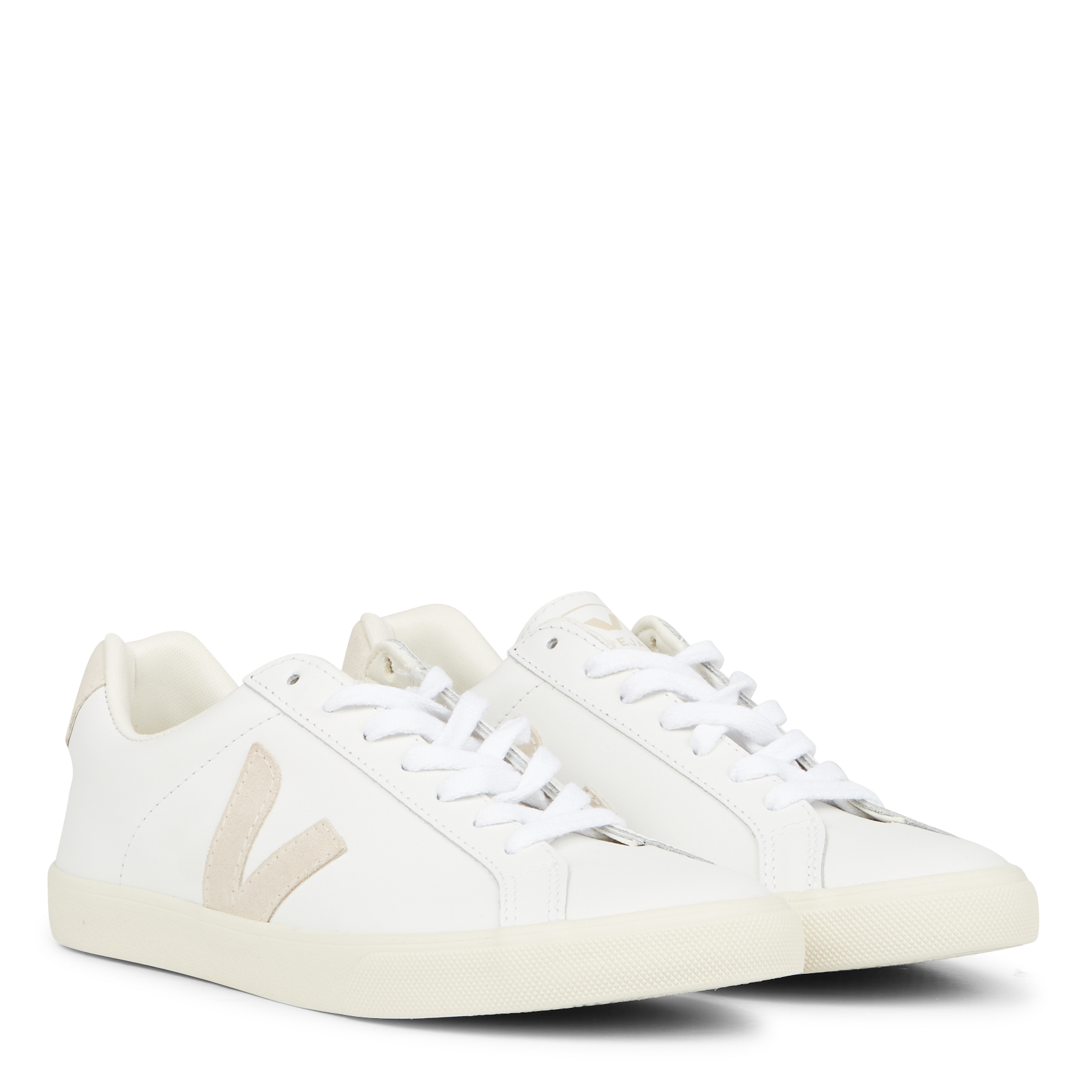 ESPLAR - Baskets basses en cuir | Blanc