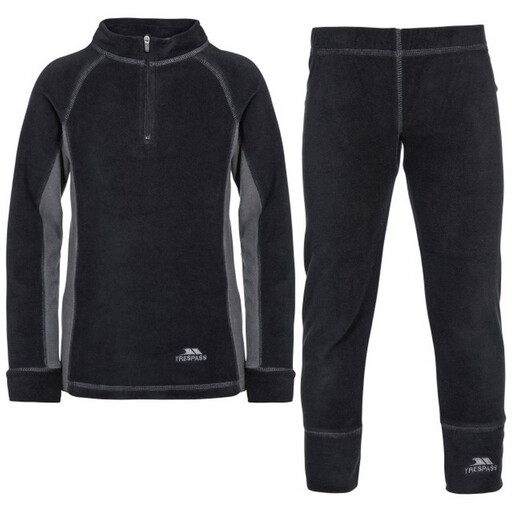 Conjunto térmico de fleece Trespass Bubbles para meninos e meninas
