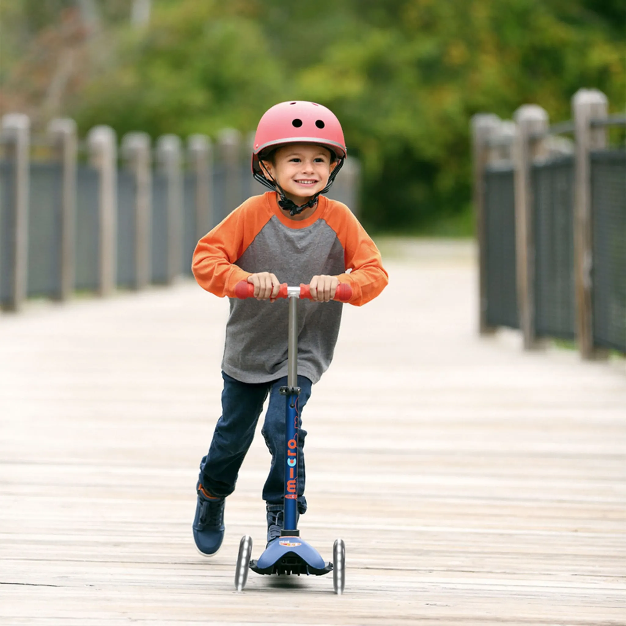 Micro Trottinette Mini MICRO Deluxe Kickboard - Bleu