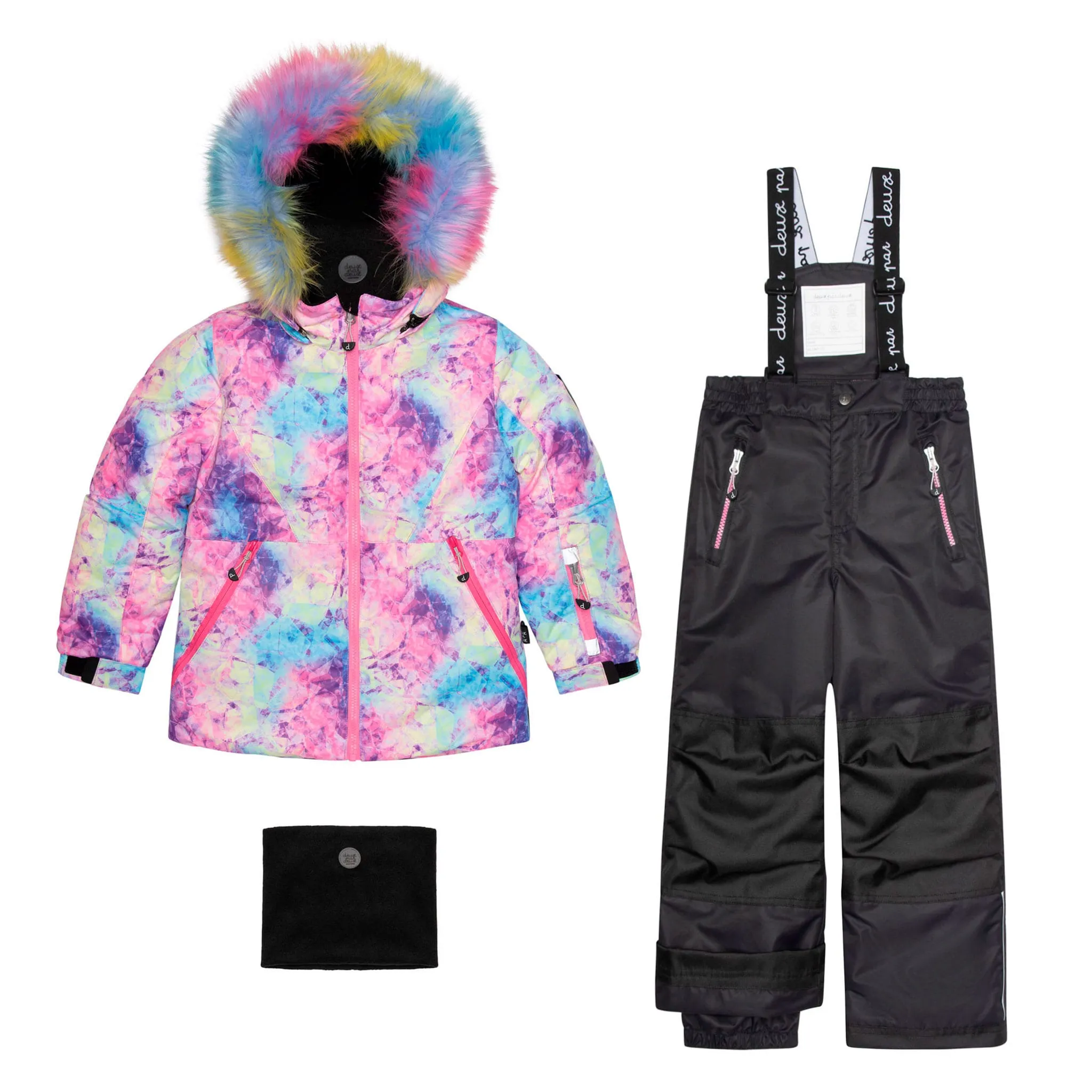 Deux par Deux Habit de Neige 2 Pièces Arc-En-Ciel 2-6ans