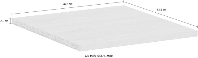 WIEMANN Einlegeboden Set, 3 Stk. tlg.