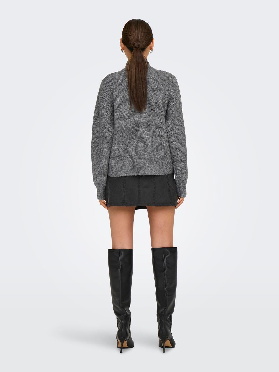 ONLTOKYO Strickjacke Dark Grey Melange
