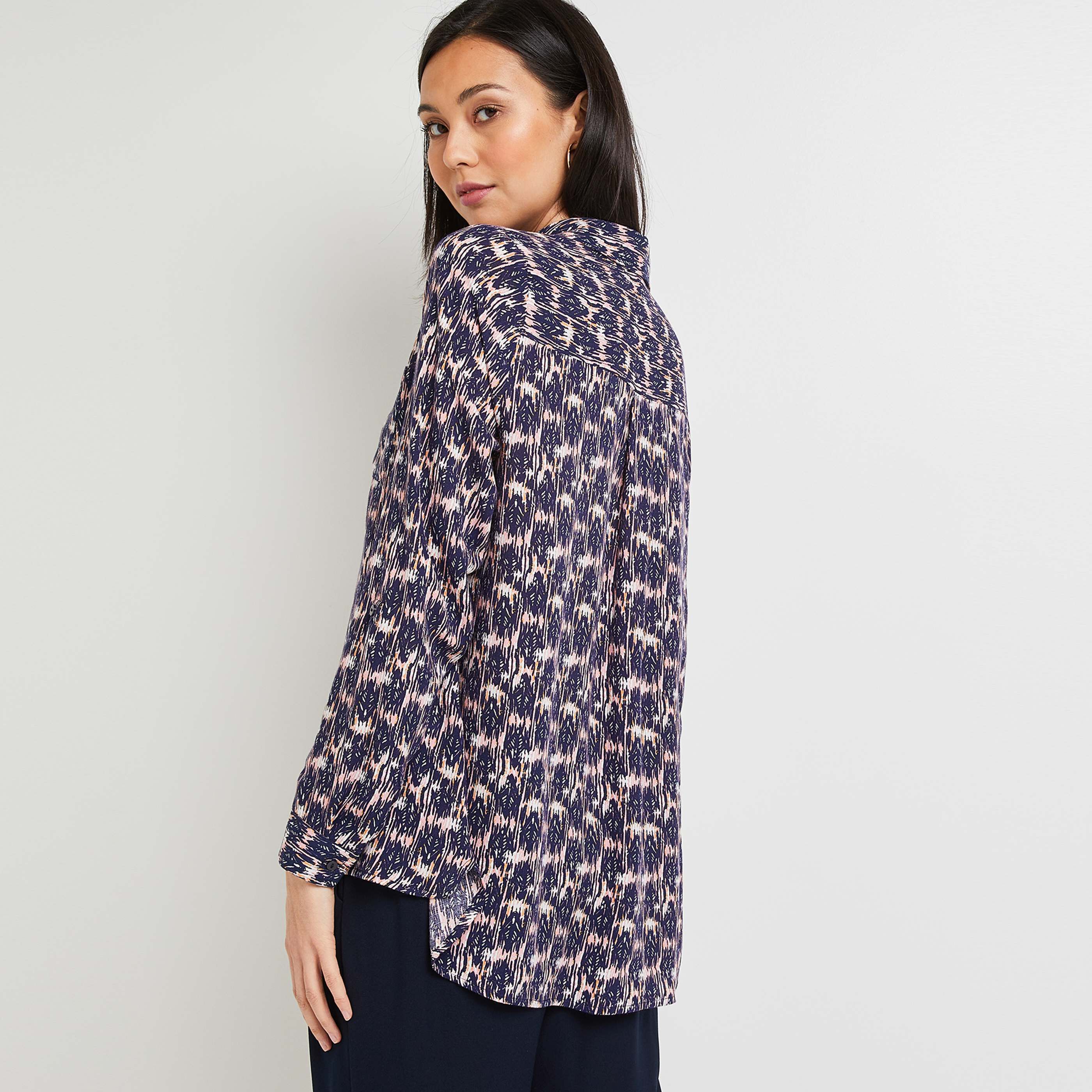 Blouse fluide imprimée femme - IMPRIME
