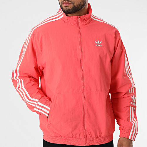 Veste Zippée A Bandes Lock Up HC1999 Rose