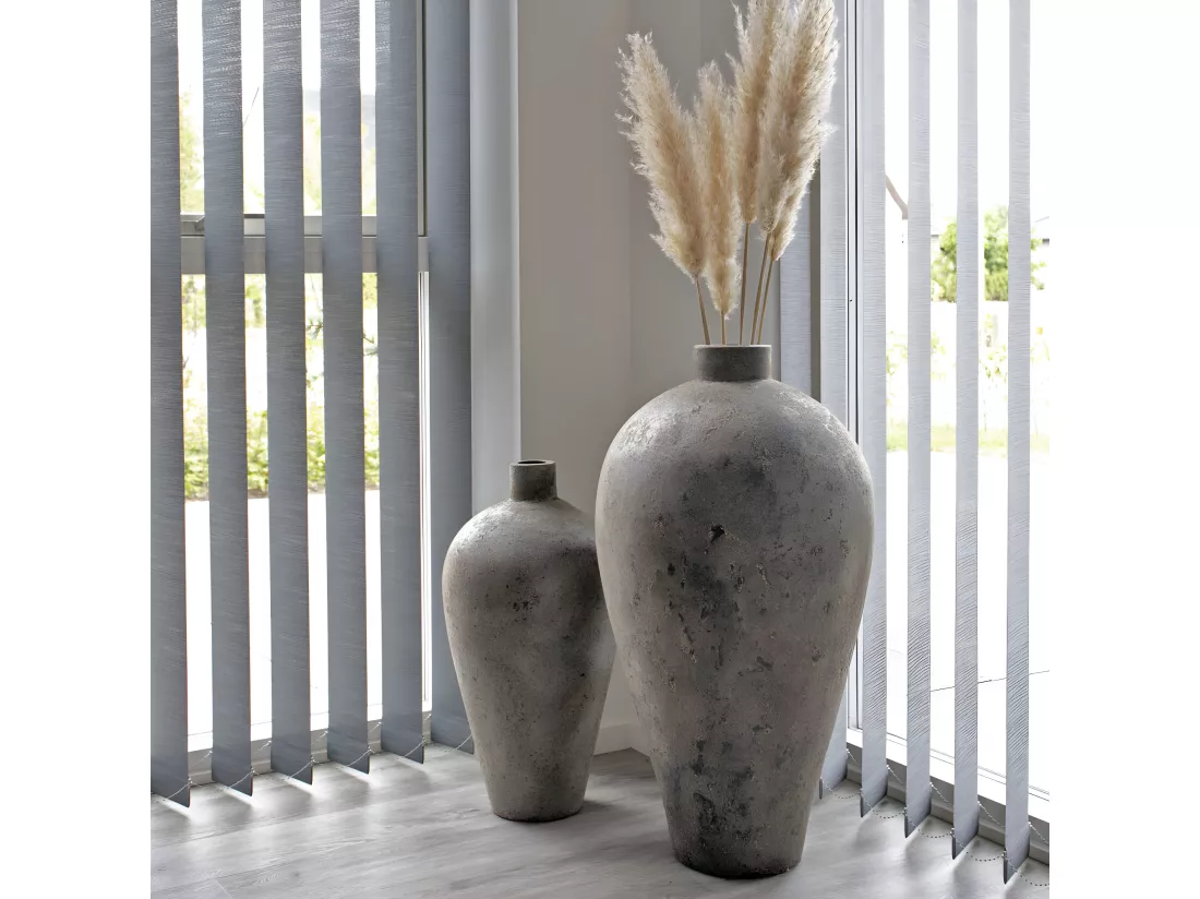 Corvo - Vase en terre cuite 80x40cm : Couleur - Brun