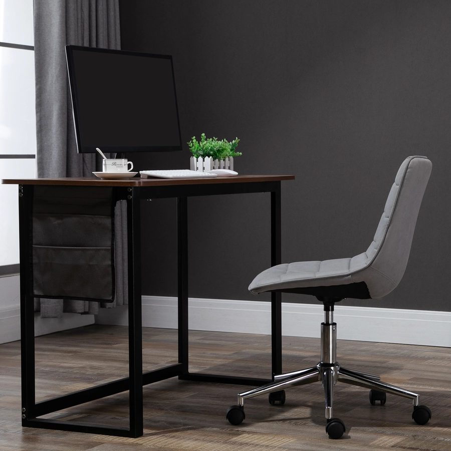 HOMCOM Bürostuhl ergonomisch grau