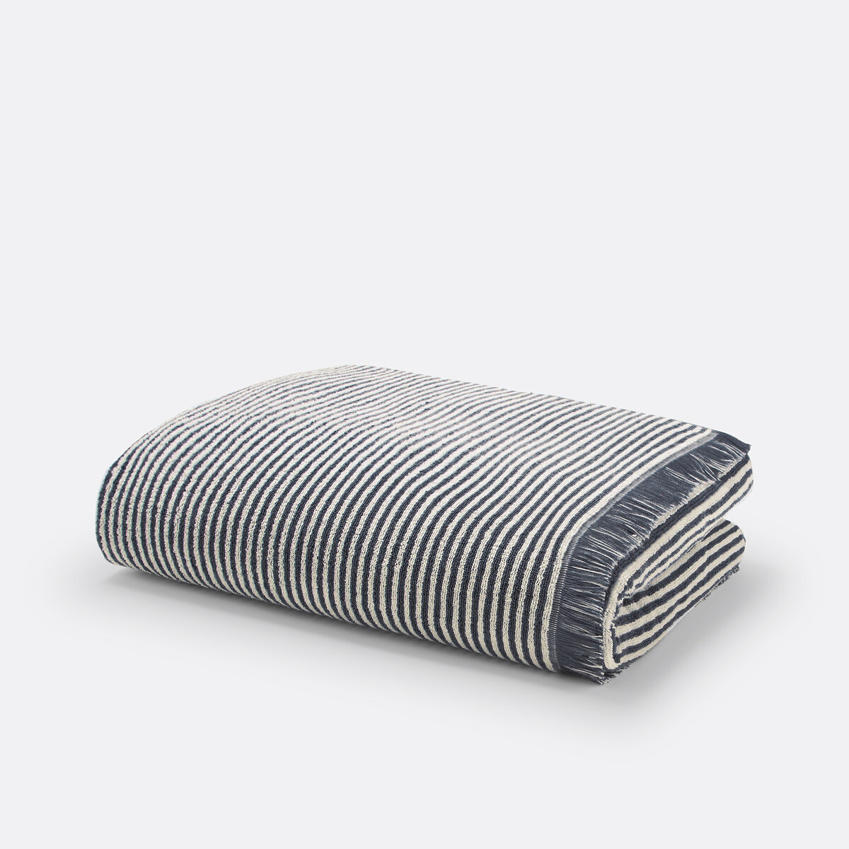 LA REDOUTE INTERIEURS<br>Toalha felpuda às riscas Malo 500 g/m²