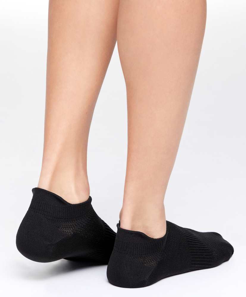 3 pares de meias esportivas de poliamida para tênis